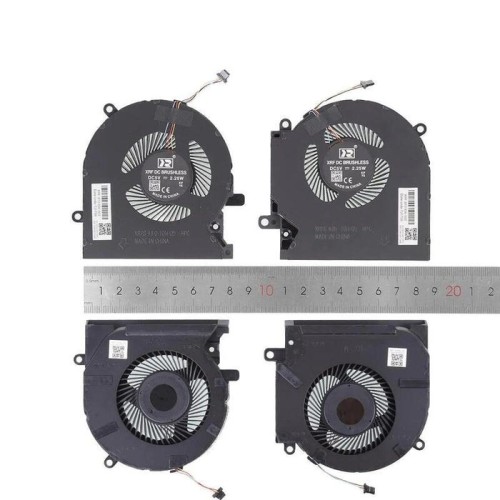 Ventiladores cpu + gpu para portátil hp omen 15 ek 15 en tpn q236 tpn q238 5v