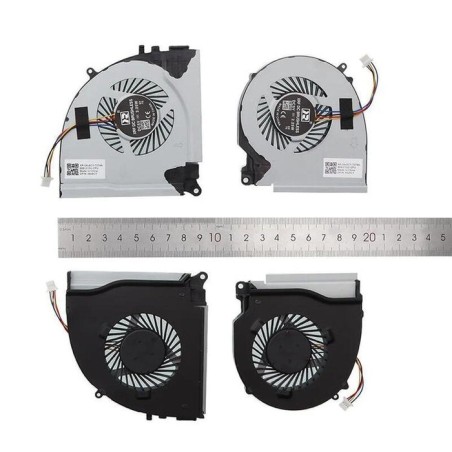 Ventiladores cpu + gpu para portátil dell 7000 15 7559 7557 5577 5576