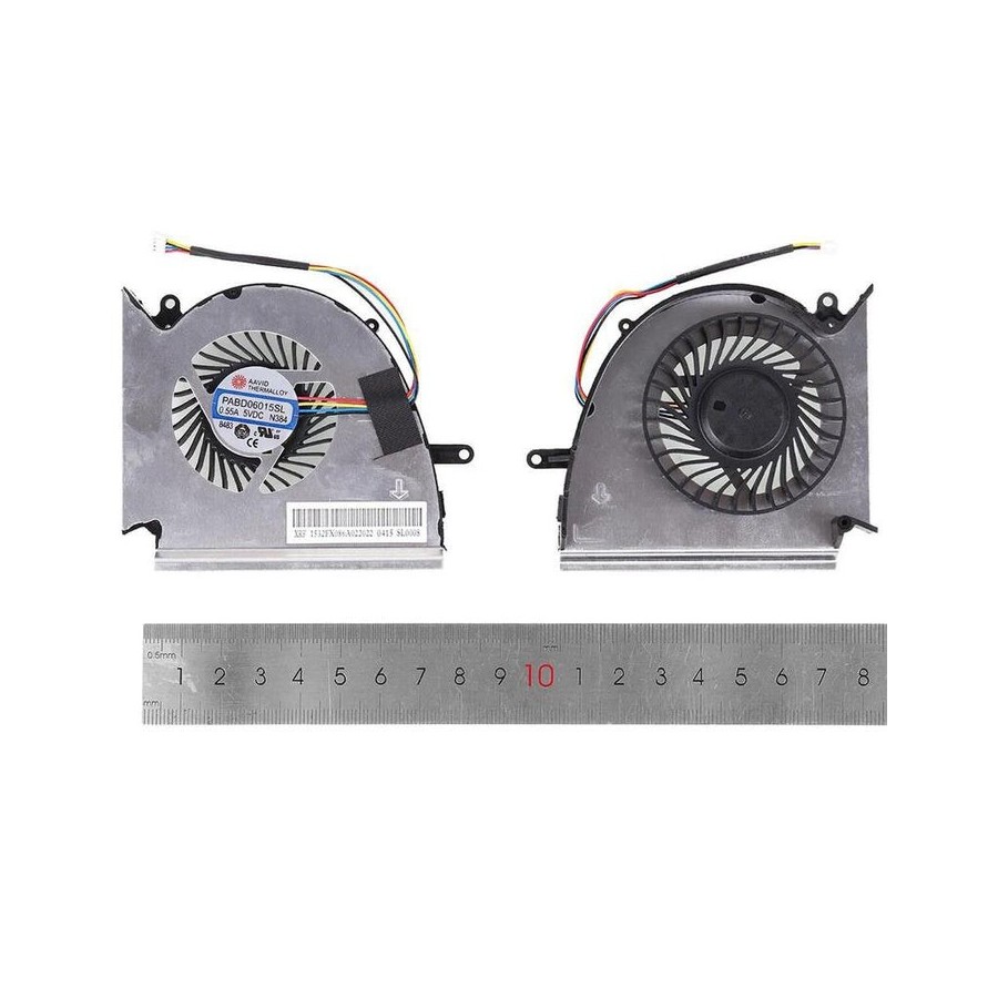 Ventilador gpu para portátil msi ge75 gp75 gl75 we75 vr ms 17e2 ms 17e4 ms 17e5 ms 17e7