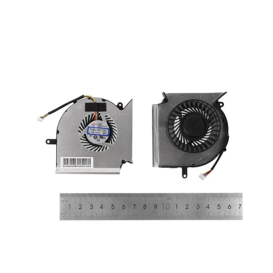 Ventilador cpu para portátil msi ge63vr ms 16p1 ge73vr ms 17c1