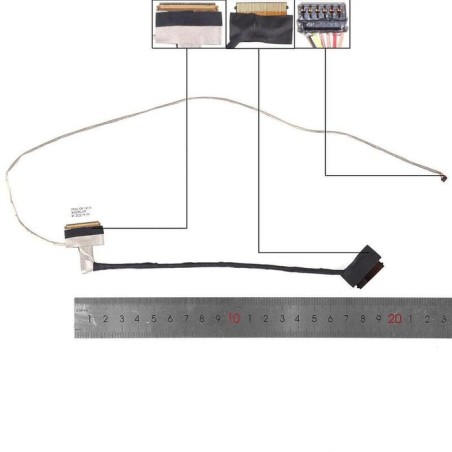 Cable flex para portátil hp 15 dk tpn c141 40 pines