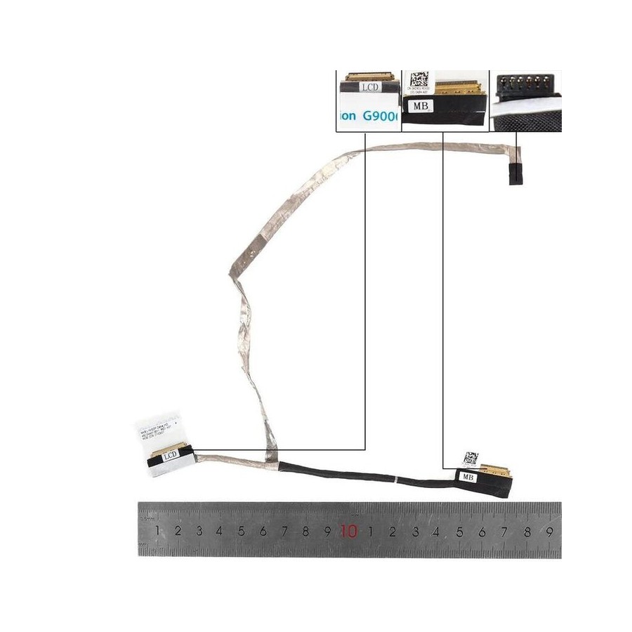 Cable flex para portátil dell latitude 3410 e3410 30 pines fhd