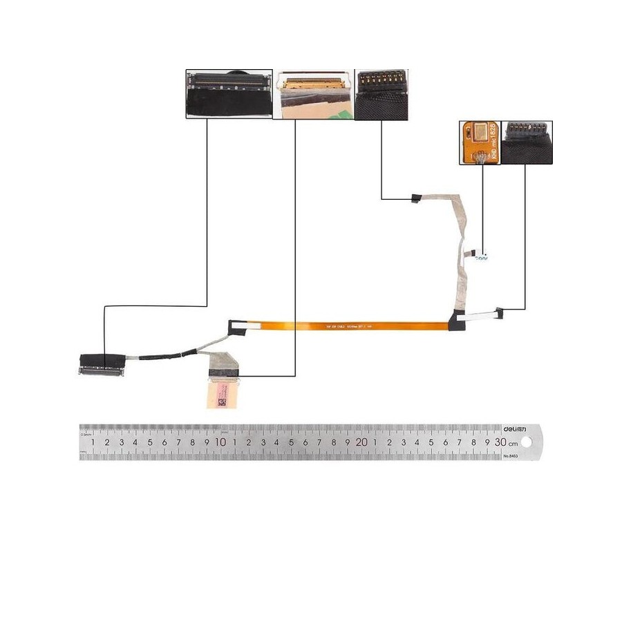 Cable flex para portátil hp elitebook x360 1030 g3 40 pines