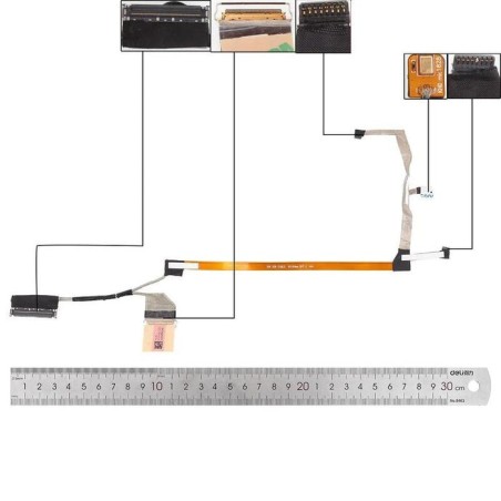 Cable flex para portátil hp elitebook x360 1030 g3 40 pines