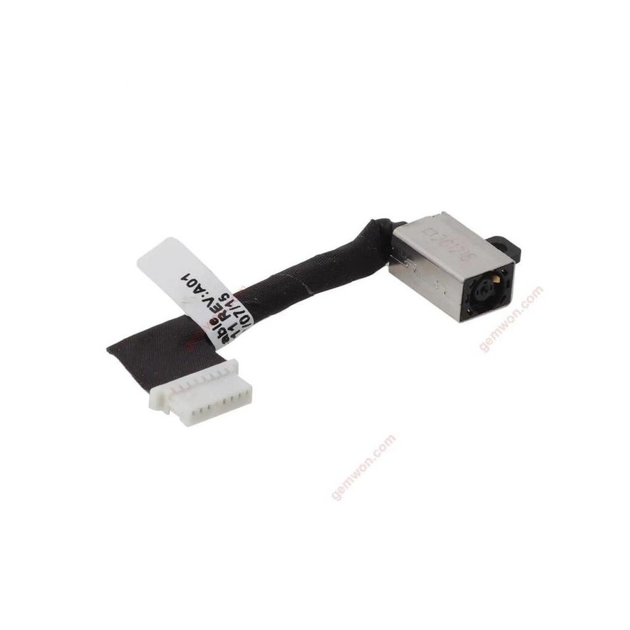 Conector dc jack para portátil dell inspiron 7370 7373 3fyh0