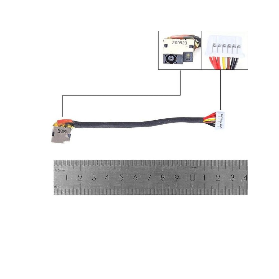 Conector dc jack para portátil hp envy 15 dk 15 dk0055nr l56904 001