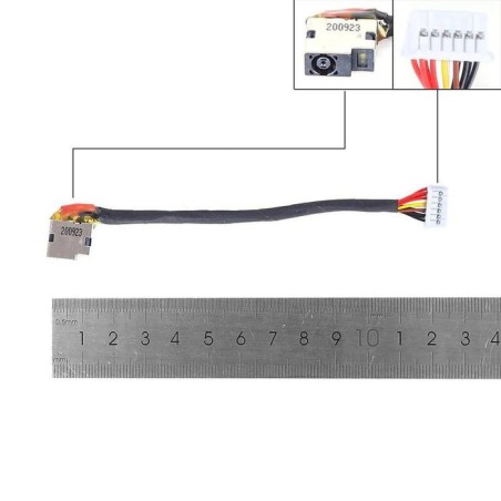 Conector dc jack para portátil hp envy 15 dk 15 dk0055nr l56904 001
