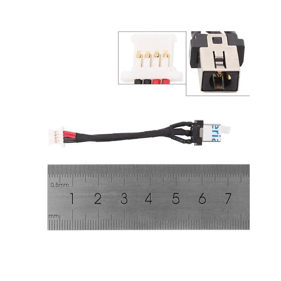 Conector dc jack para portátil lenovo yoga 520 520 14 520 14ikb 80x8 s340 14api s340 14iwl 340 10api