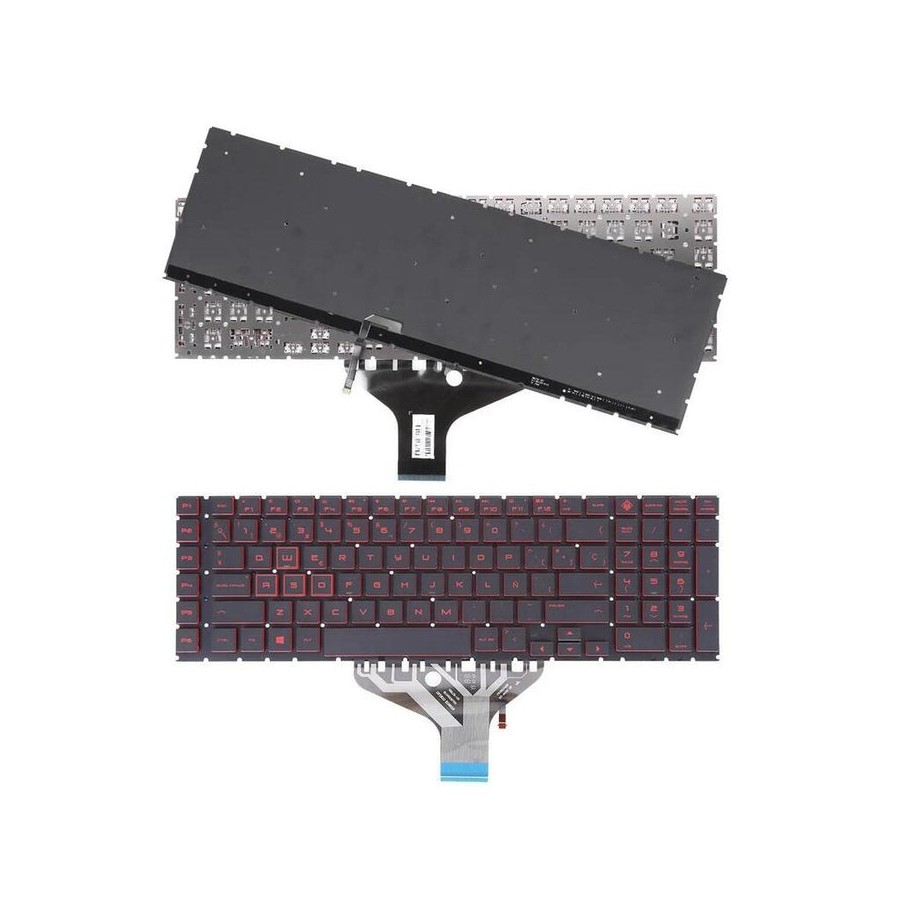 Teclado para portátil hp omen 17 cb 17 cb0002ca 17 cb0020nr 17 cb0040nr 17 cb0050nr 17 cb0070nr tpn c144 17 cb0080nr negro