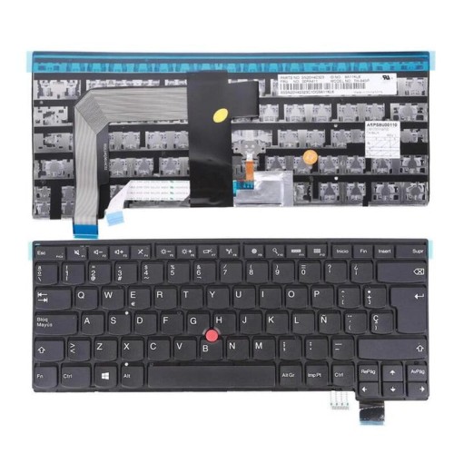 Teclado para portátil lenovo thinkpad t460p t470p negro