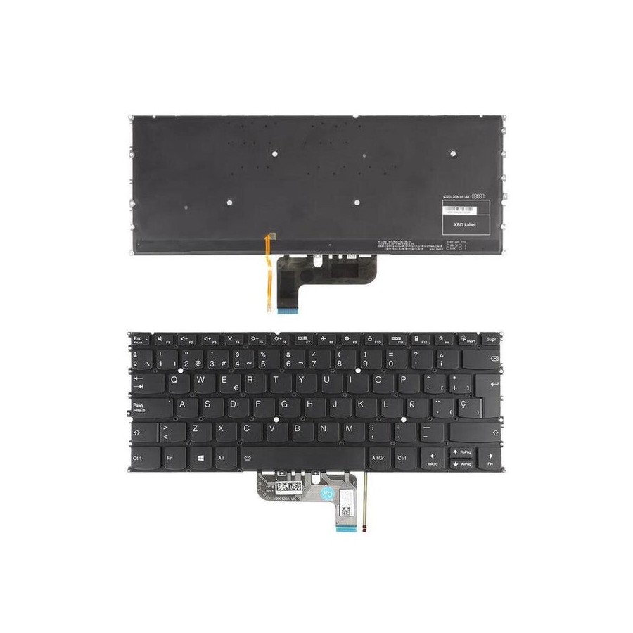 Teclado retroiluminado para portátil lenovo ideapad yoga 9 14itl5 9 14itl5 negro