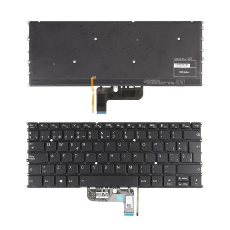 Teclado retroiluminado para portátil lenovo ideapad yoga 9 14itl5 9 14itl5 negro