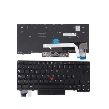 Teclado para portátil lenovo thinkpad x280 a285 x395 x390 negro