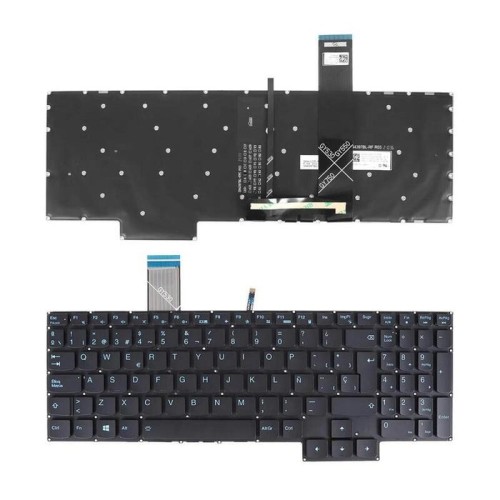 Teclado retroiluminado para portátil lenovo ideapad 3 15imh05 3 15arh05 3 15ach gy530 gy550 gy570 negro