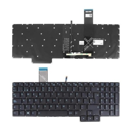 Teclado retroiluminado para portátil lenovo ideapad 3 15imh05 3 15arh05 3 15ach gy530 gy550 gy570 negro