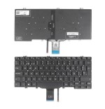 Teclado retroiluminado para portátil dell latitude 7300 5310 5300 2 in 1 negro