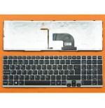 Teclado retroiluminado para portátil sony sve15 gris