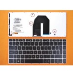 Teclado retroiluminado para portátil hp probook 5330 5330m plata