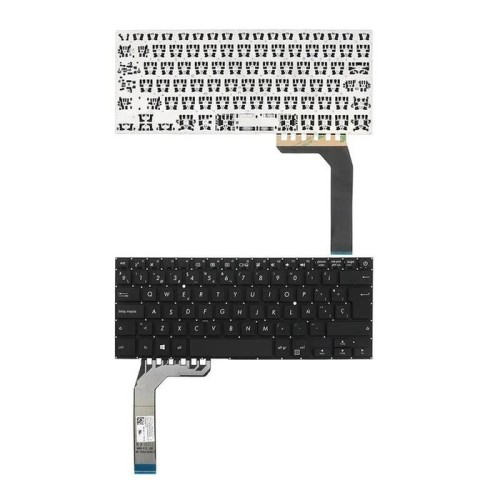 Teclado para portátil asus x407 x407m x407ma x407ubr x407ua x407ub a407 negro