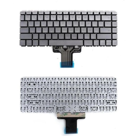 Teclado para portátil hp pavilion 14 cc 14 cd 14m cd 14t cd 14 ce 14 cf 14 ck 14 cm plata