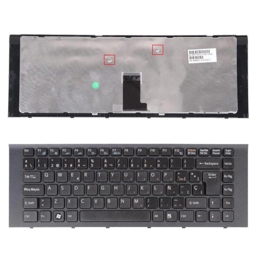 Teclado para portátil sony vpc eg negro