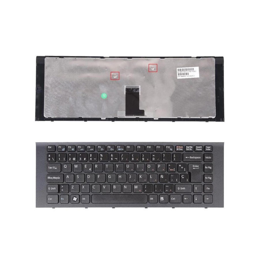 Teclado para portátil sony vpc eg negro