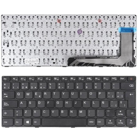 Teclado para portátil lenovo ideapad 110 14isk negro