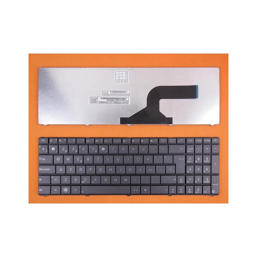 Teclado para portátil asus n53 gris