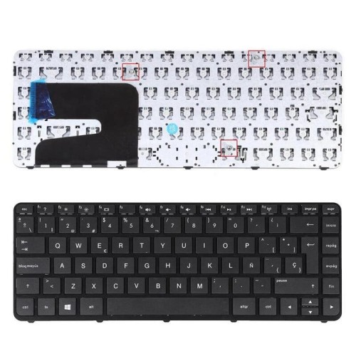 Teclado para portátil hp pavilion 14 e negro