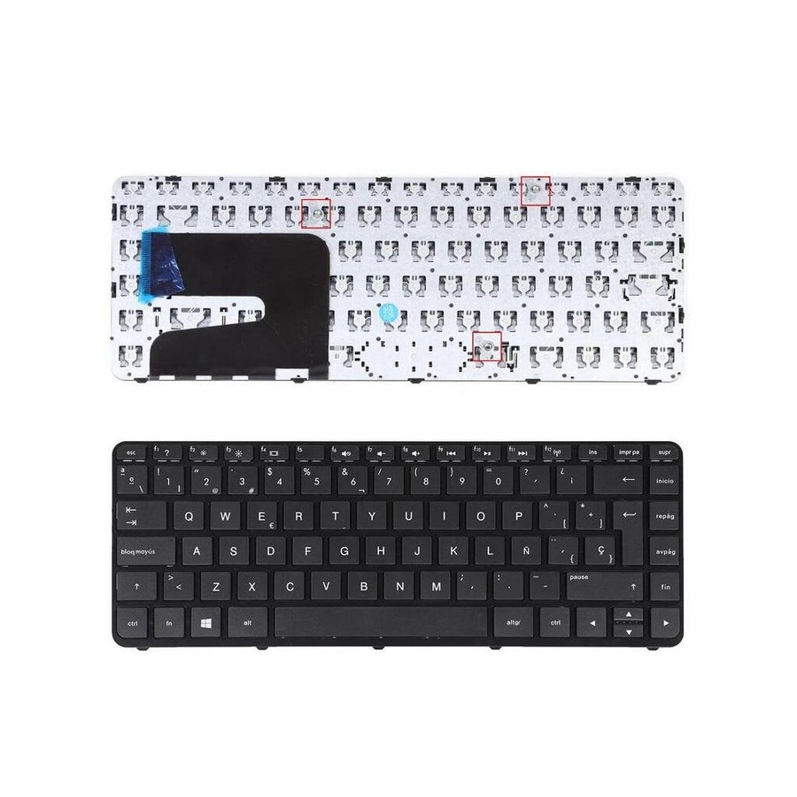 Teclado para portátil hp pavilion 14 e negro