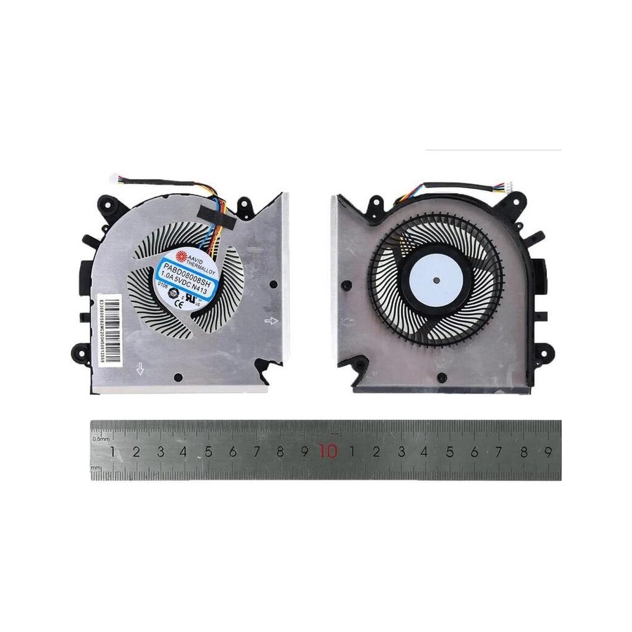 Ventilador cpu para portátil msi gf63 10sc 10scr 10scxr 10uc (n413)