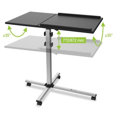Techly ica-tb tpm-2 soporte para ordenador portátil negro
