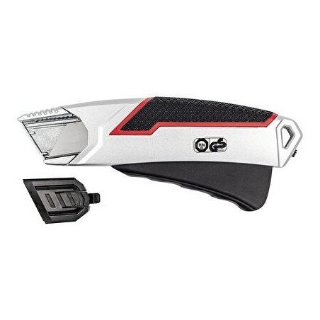 Wedo 78 837 negro, rojo, plata cúter de cuchillas intercambiables