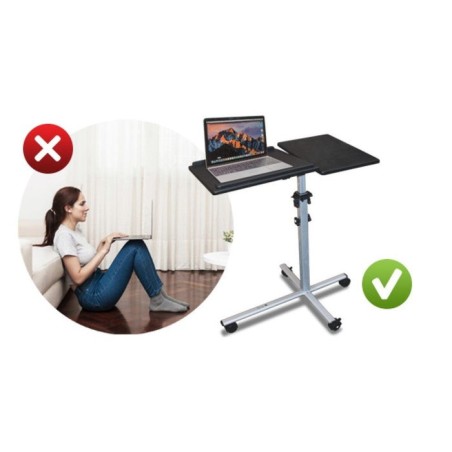 Techly ica-tb tpm-2 soporte para ordenador portátil negro