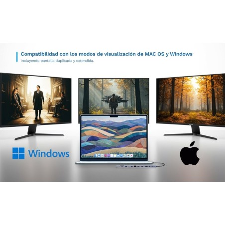 Ewent ew1150 dock multipuerto 12 en 1