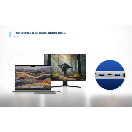 Ewent ew1150 dock multipuerto 12 en 1