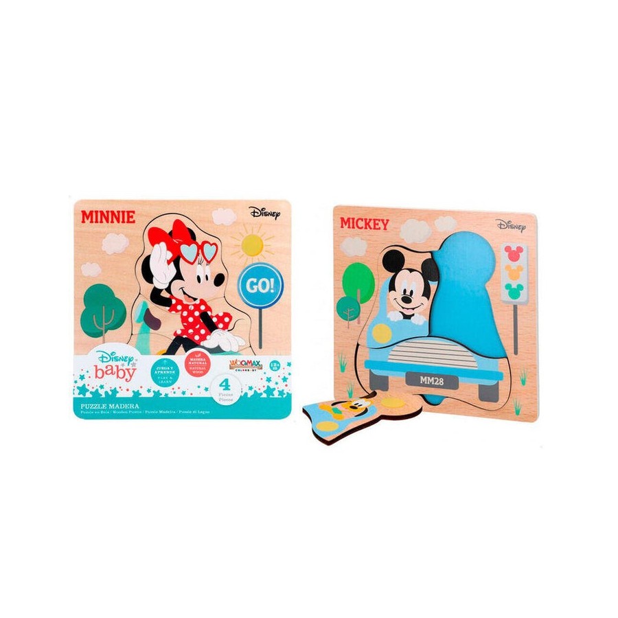 Puzzle surtido madera mickey minnie disney