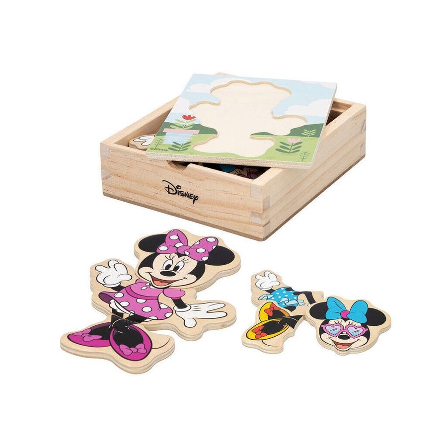 Puzzle madera minnie disney 19pzs