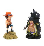 Figura portgas d.ace vs marshall.d.teach log stories one piece 8cm