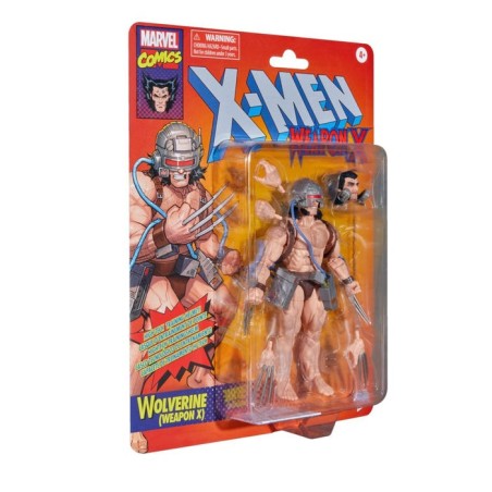 Figura wolverine weapon x x-men marvel comics 15cm