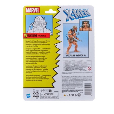 Figura wolverine weapon x x-men marvel comics 15cm