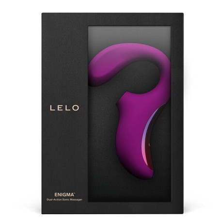 Lelo - enigma doble estimulación succion masajeador morado