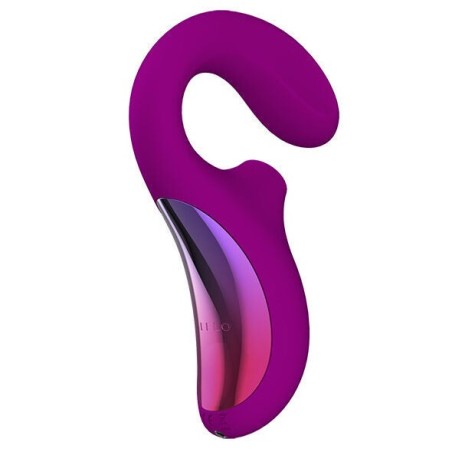 Lelo - enigma doble estimulación succion masajeador morado