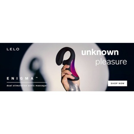 Lelo - enigma doble estimulación succion masajeador morado