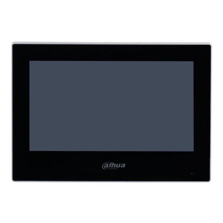 Dahua vth2622g-w monitor interior 7" de superficie para videoportero ip wifi / 2-hilos 6e 1s alarma negro