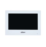 Dahua vth2622gw-w monitor interior 7" de superficie para videoportero ip wifi / 2-hilos 6e 1s alarma blanco