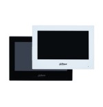 Dahua vth2622gw-w monitor interior 7" de superficie para videoportero ip wifi / 2-hilos 6e 1s alarma blanco