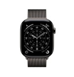 Apple watch s11 titan schiefer cellular 46mm (milanaise armband schiefer) s m