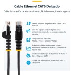 Cable ethernet cat6 delgado cabl