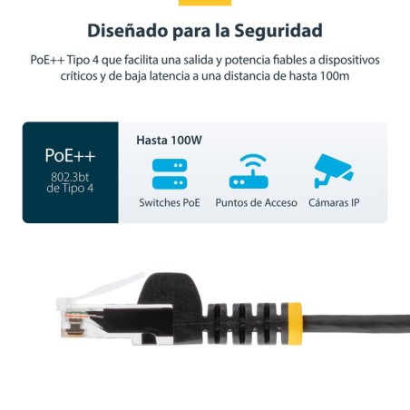 Cable ethernet cat6 delgado cabl